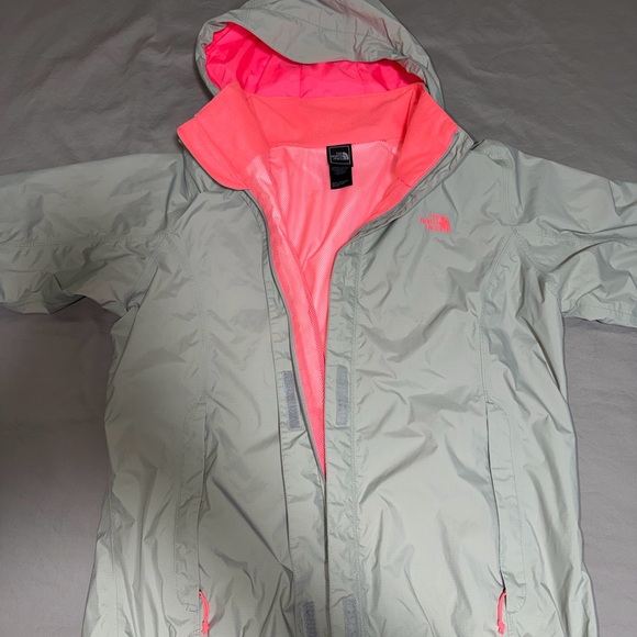 The North Face Jackets & Blazers - The North Face Women’s XXL Waterproof Windbreaker Jacket – Gray & Pink